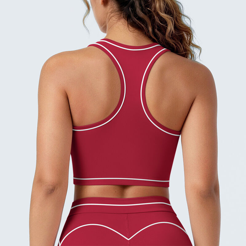 Quality Weightless Elastic Breathable Polyamide Lady's Bra for Christmas Yoga Sessions factory