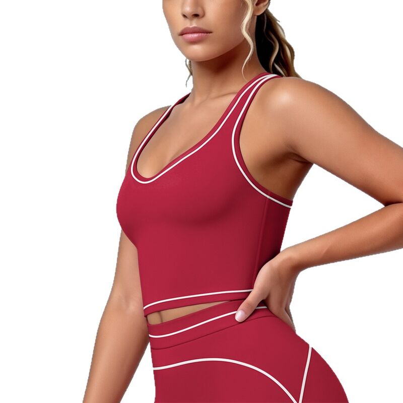 Quality Weightless Elastic Breathable Polyamide Lady's Bra for Christmas Yoga Sessions factory
