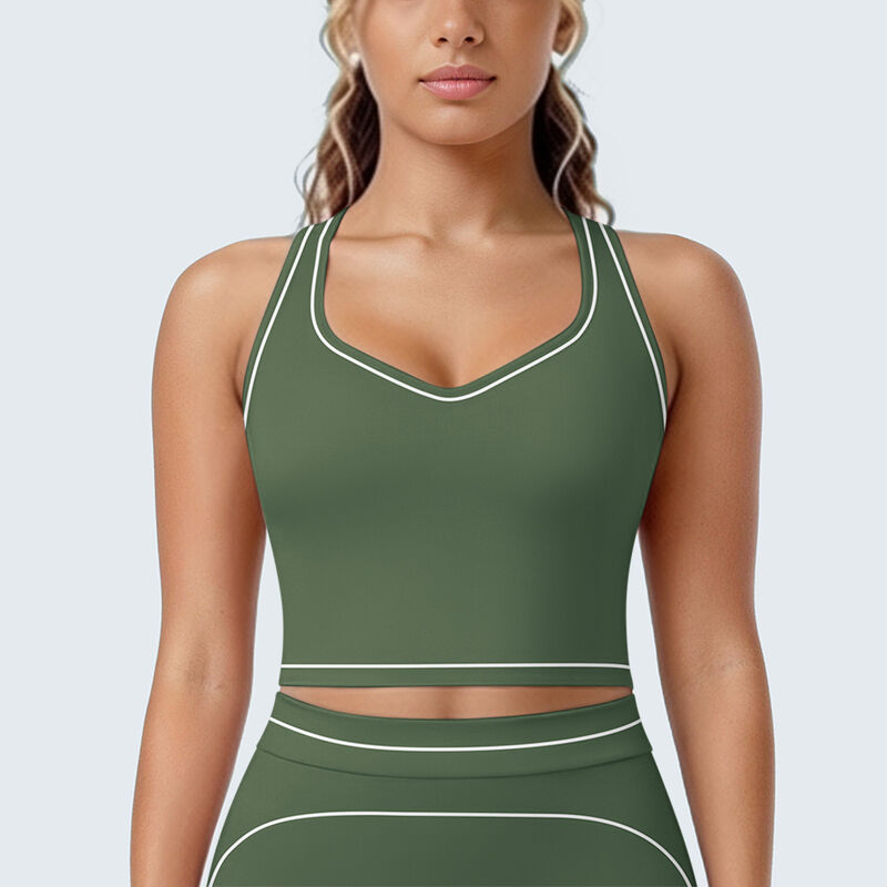 Quality Weightless Elastic Breathable Polyamide Lady's Bra for Christmas Yoga Sessions factory