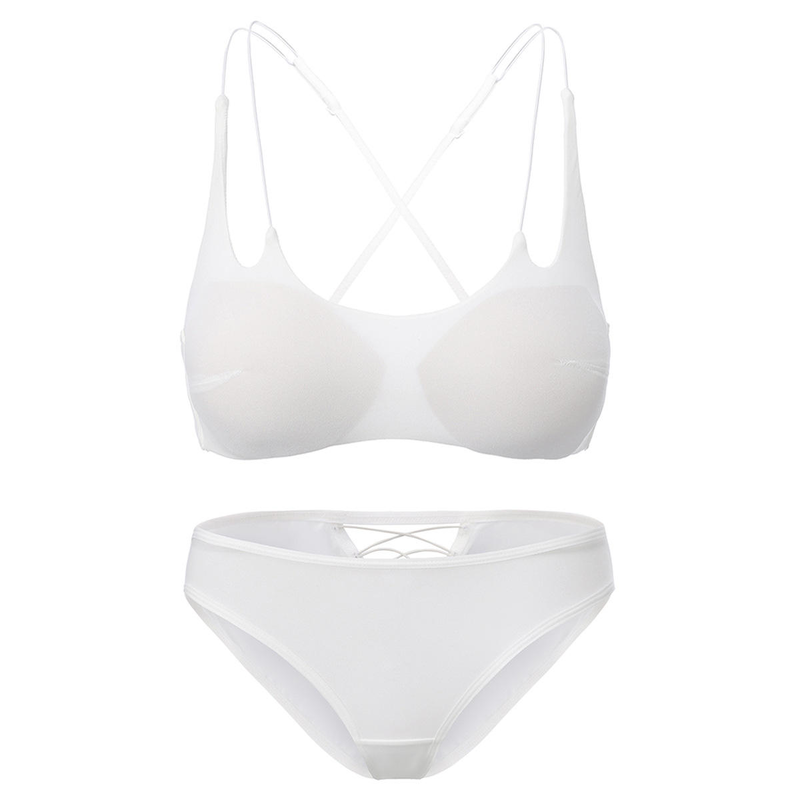 Quality Ultra-Lightweight 360° Full-Breathable Seamless Jelly Sports Bra with Adjustable Racerback Straps factory