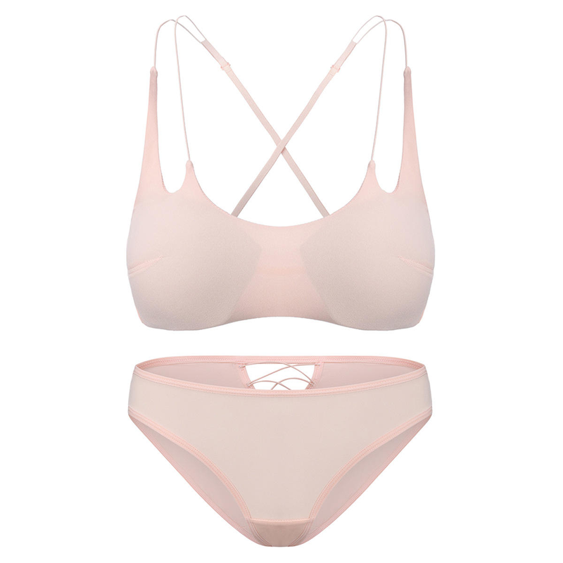Quality Ultra-Lightweight 360° Full-Breathable Seamless Jelly Sports Bra with Adjustable Racerback Straps factory