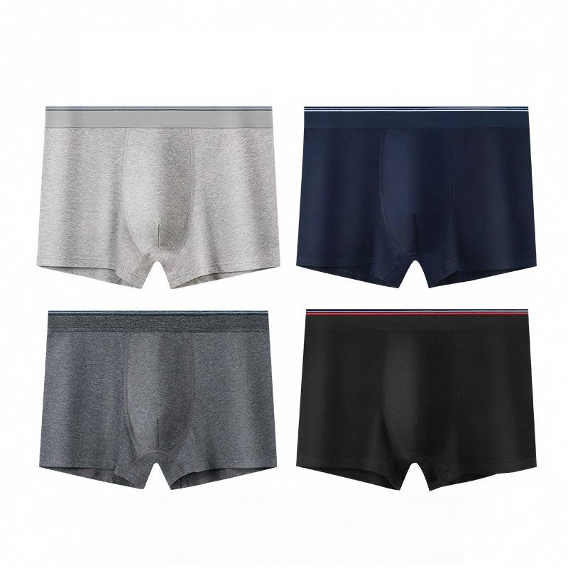 Quality Breathable Moisture-Wicking Cotton Men's Boxer with Ergonomic Relaxed Fit for Christmas Gift and Home Lounge factory