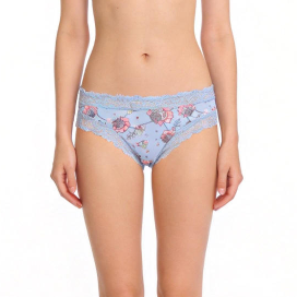 Calidad Polished Lace Breathable Comfortable Fit Lady's Brief for Lounge and Everyday Wear fábrica