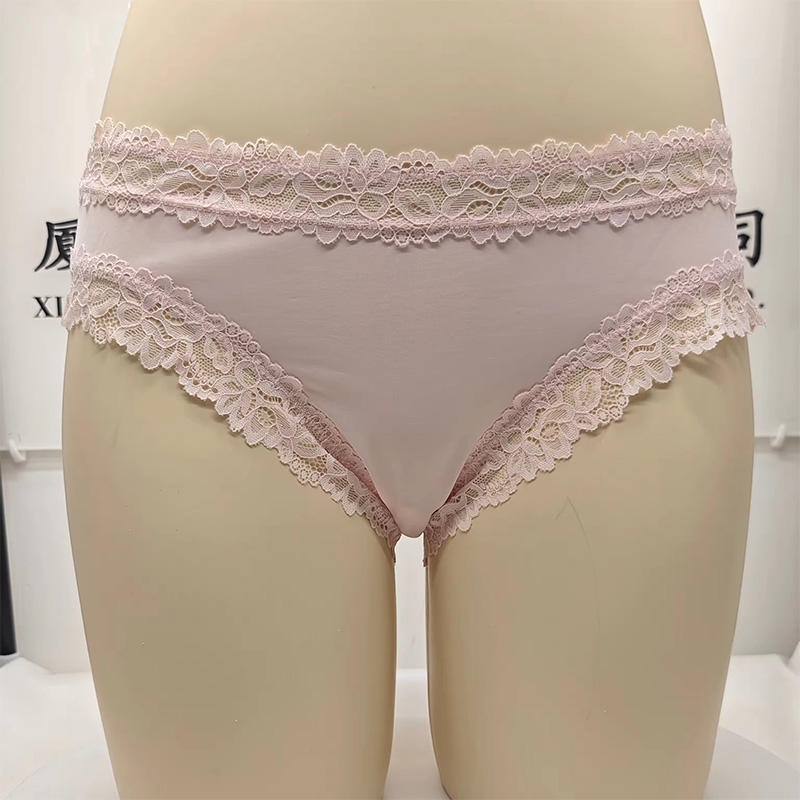 Calidad 4-Way Stretch High Breathability Delicate Lace Design Lady's Brief for Lounge and Everyday Wear fábrica