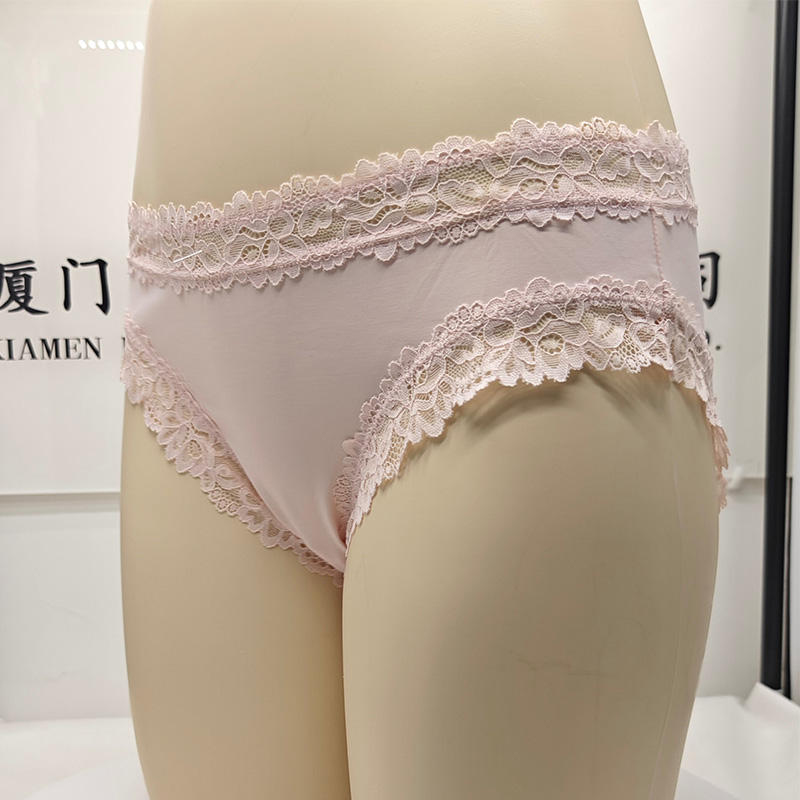 Calidad 4-Way Stretch High Breathability Delicate Lace Design Lady's Brief for Lounge and Everyday Wear fábrica