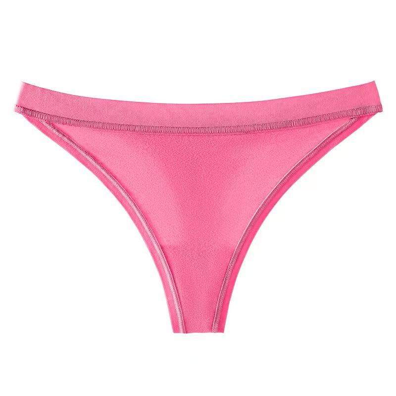 Quality 4-Way Stretch Breathable Knit Invisible No-Show Lady's Thong for Everyday Work Wear factory