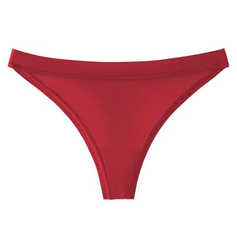 Quality 4-Way Stretch Breathable Knit Invisible No-Show Lady's Thong for Everyday Work Wear factory