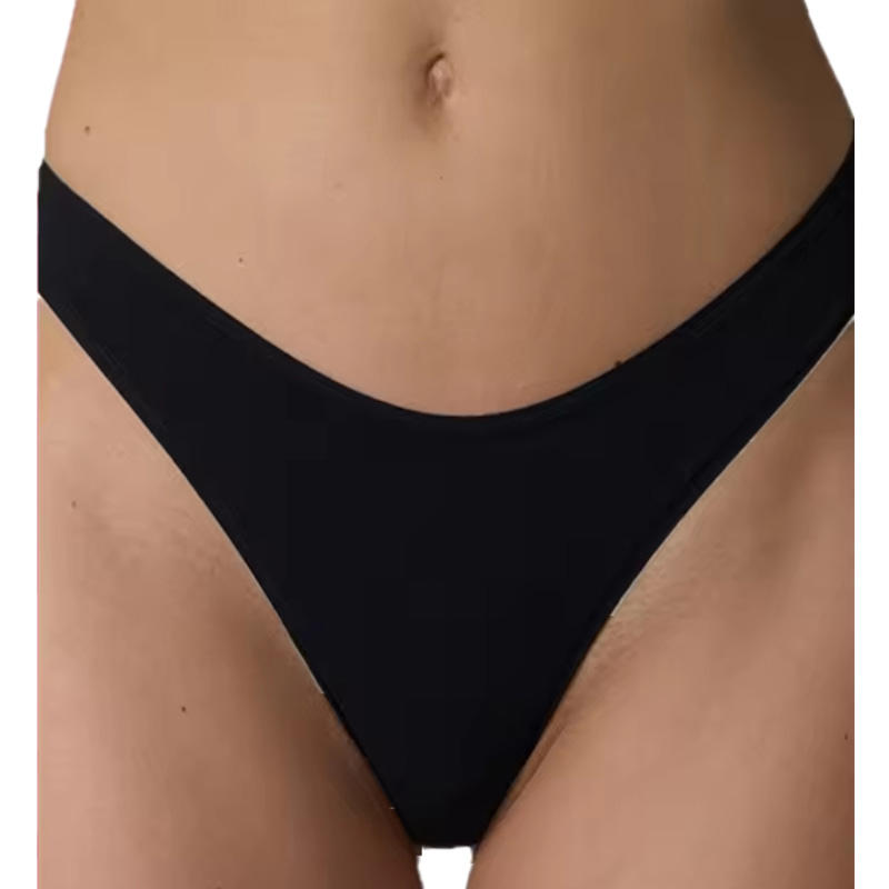 Quality Quick-Dry Sports Polyamide Breathable Micro-Pore Knit Flattering Contoured Fit Lady's Thong for Workout and Yoga factory