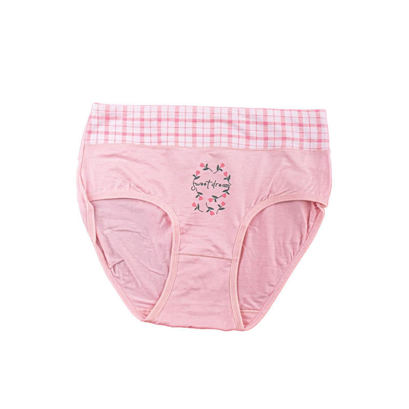 Quality Soft Tailored Fit Breathable Cotton Women's Brief with Gentle Comfort Waistband for Casual Daily Wear factory