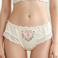 Quality Breathable Cotton Women's Brief with Gentle Waistband and Tag-Free Chafe-Free Design for Sleep and Lounge factory
