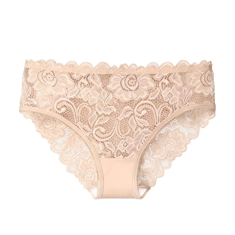 Quality Flexible Lace Breathable Graceful Fit Ladies Briefs for Sleep and Lounge factory