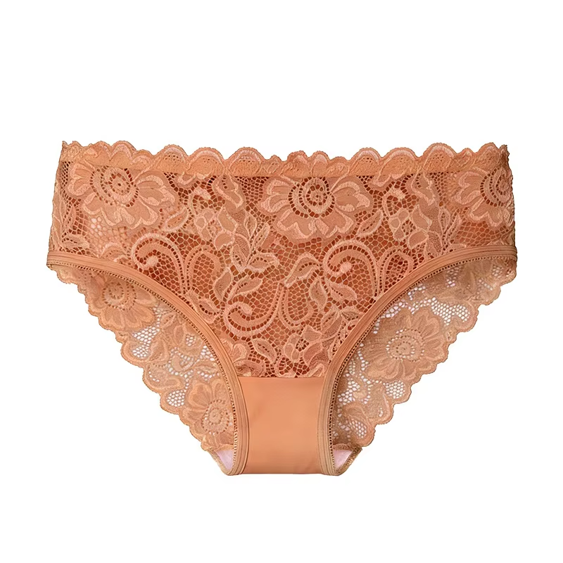 Quality Flexible Lace Breathable Graceful Fit Ladies Briefs for Sleep and Lounge factory