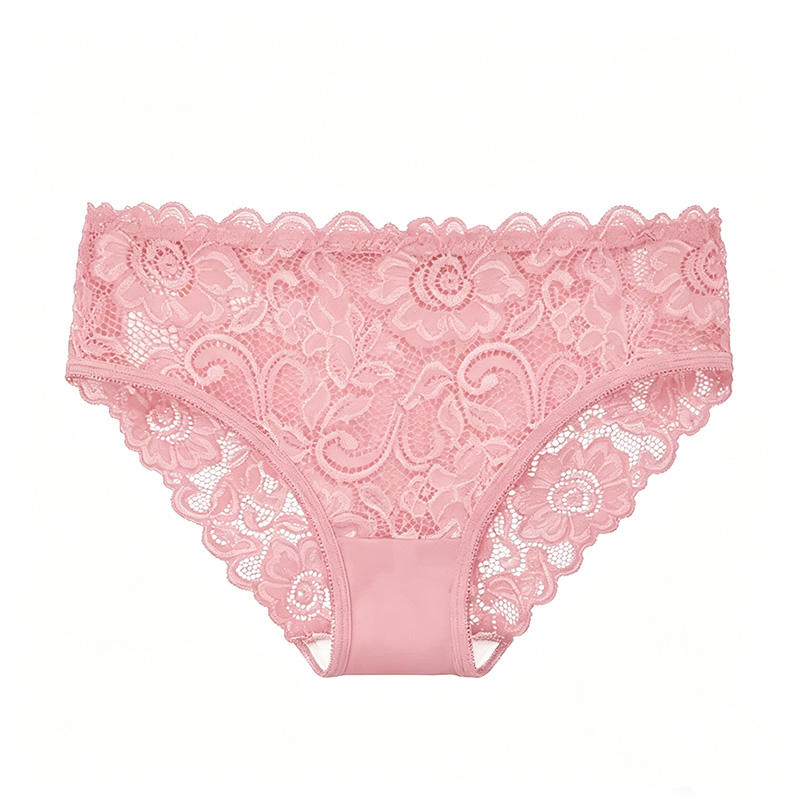 Quality Flexible Lace Breathable Graceful Fit Ladies Briefs for Sleep and Lounge factory