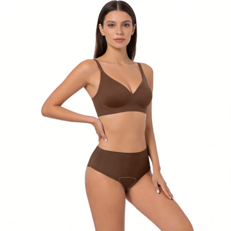 Quality Seamless Construction Breathable Polyamide Women's Brief with Tailored Fit for Lounge and Daily Wear factory