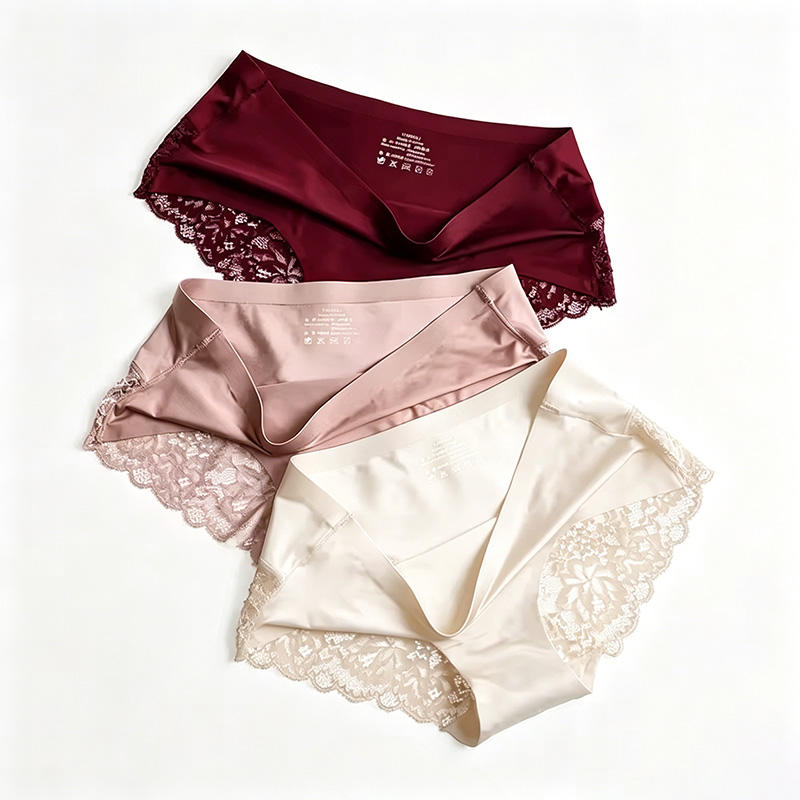 Quality Quick-Dry Breathable Women's Briefs with Soft Lace Trim for Unnoticeable Fit factory