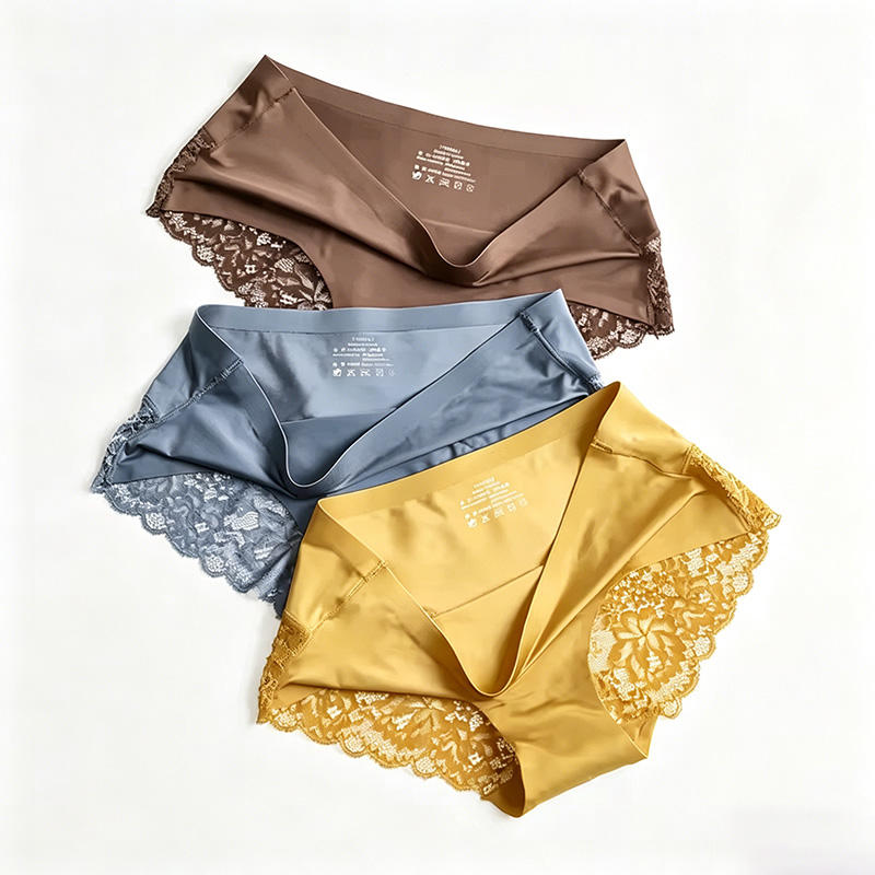 Quality Quick-Dry Breathable Women's Briefs with Soft Lace Trim for Unnoticeable Fit factory