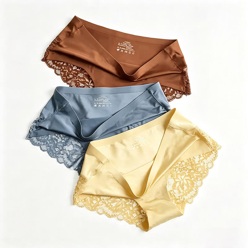 Quality Quick-Dry Breathable Women's Briefs with Soft Lace Trim for Unnoticeable Fit factory