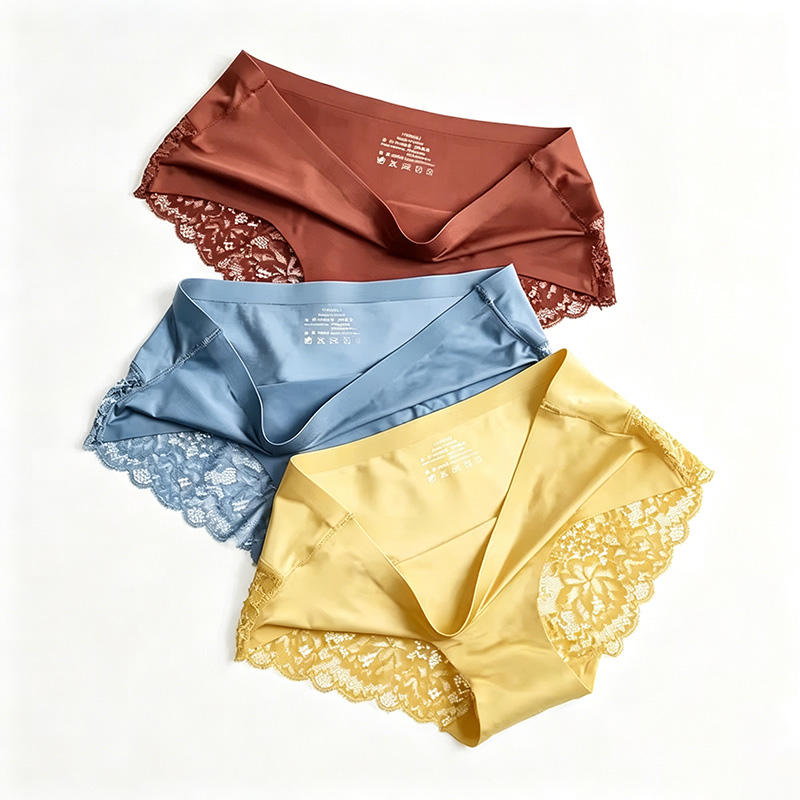 Quality Quick-Dry Breathable Women's Briefs with Soft Lace Trim for Unnoticeable Fit factory