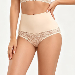 Quality Plus Size Stretchy Breathable Lace Women's Briefs for Postpartum Comfort factory