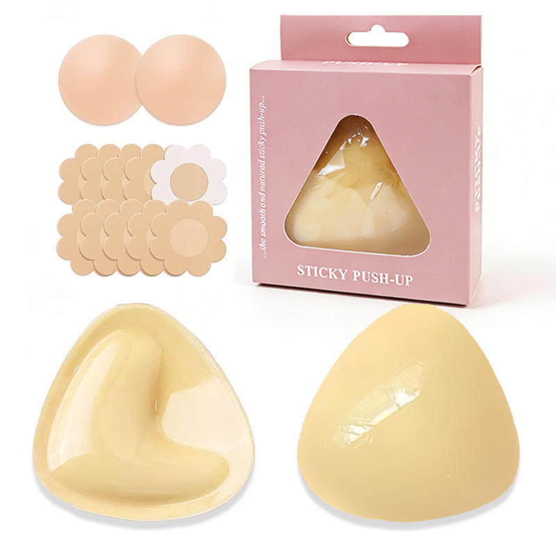 Quality Invisible Seamless Push-Up Breathable Silicone Nipple Covers for Formal Wear factory