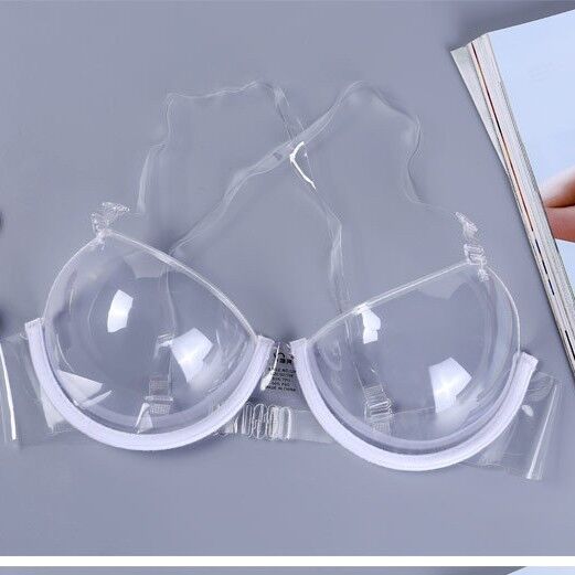 Quality Transparent Push-Up Invisible Silicone Bra with Detachable Straps and Waterproof Adhesive for Lounge Wear factory