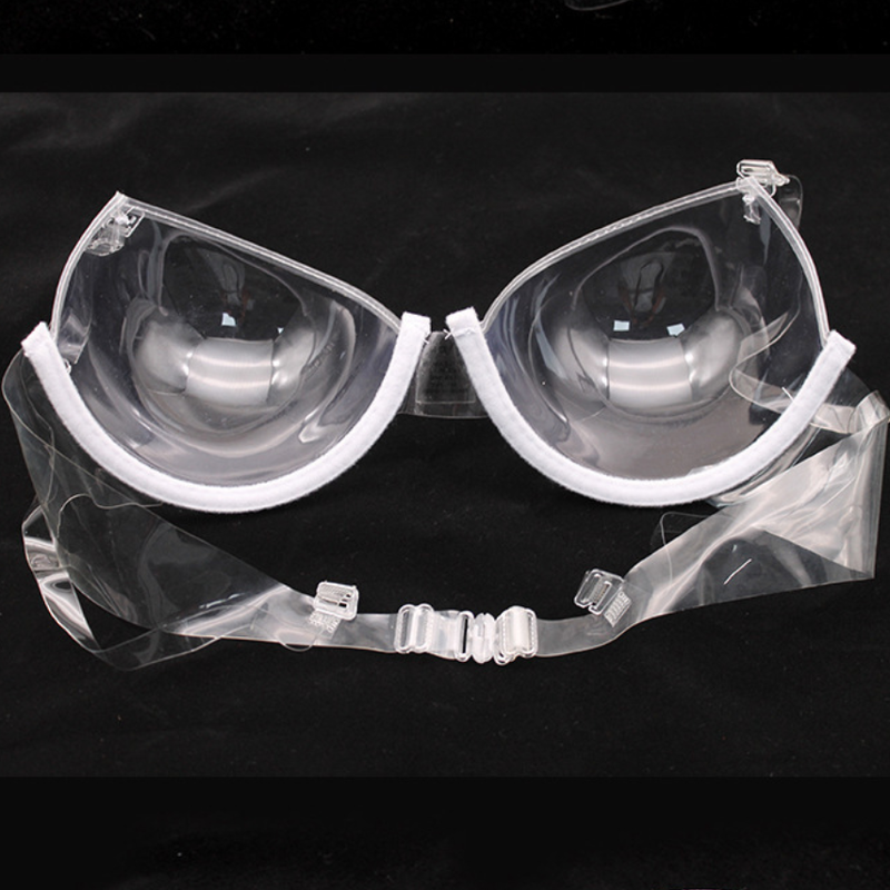Quality Transparent Push-Up Invisible Silicone Bra with Detachable Straps and Waterproof Adhesive for Lounge Wear factory