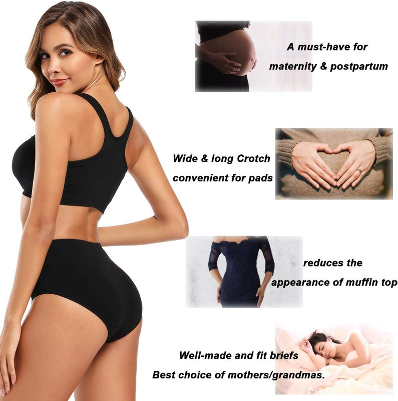 Quality Stretchy Comfortable High-Rise Breathable Women's Cotton Briefs for Formal Wear factory