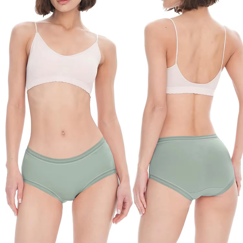 Quality Seamless Construction Breathable Porous Knit Tag-Free Ultra-Soft Fabric Women's Briefs for Daily Lounge factory