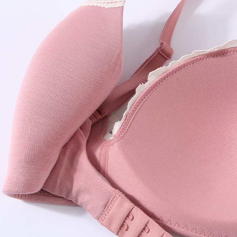 Quality Breathable Ultra-Soft Elastic Seamless Jelly Sports Bra Wireless Jelly Strip Lacy Sports Bra for Daily Lounge factory