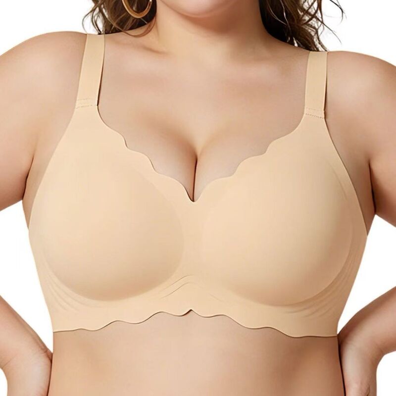 Quality Plus Size Seamless Jelly Sports Bra with Plush Soft Fabric and Wireless Seamless Support for Everyday Outdoor Activities factory