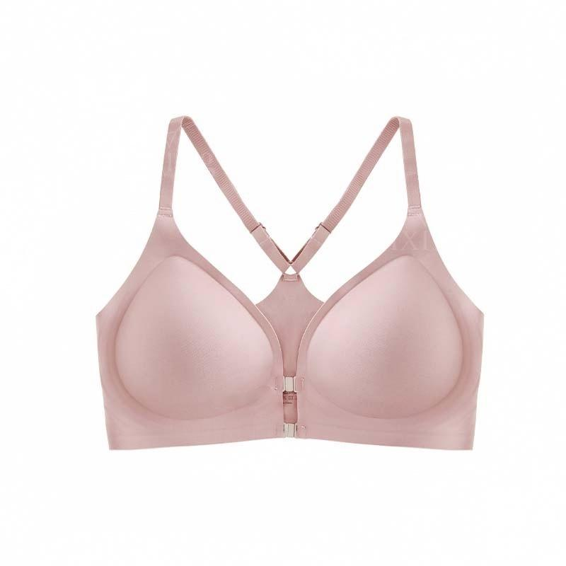 Quality Breathable Seamless Smooth Microfiber Jelly Sports Bra - Wireless Jelly Sports Bra for Walking Jogging Light Exercise factory