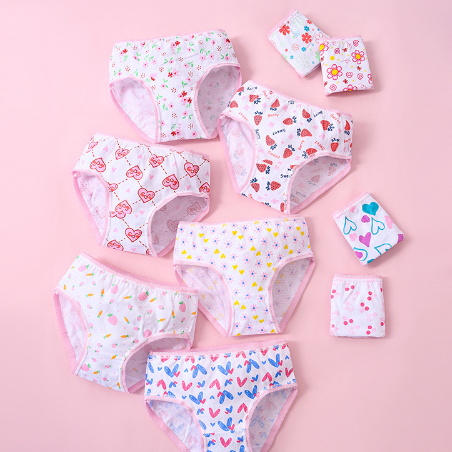 Quality Contoured Comfortable Breathable Children's Brief Cotton Kids Underwear for Everyday Home Wear factory
