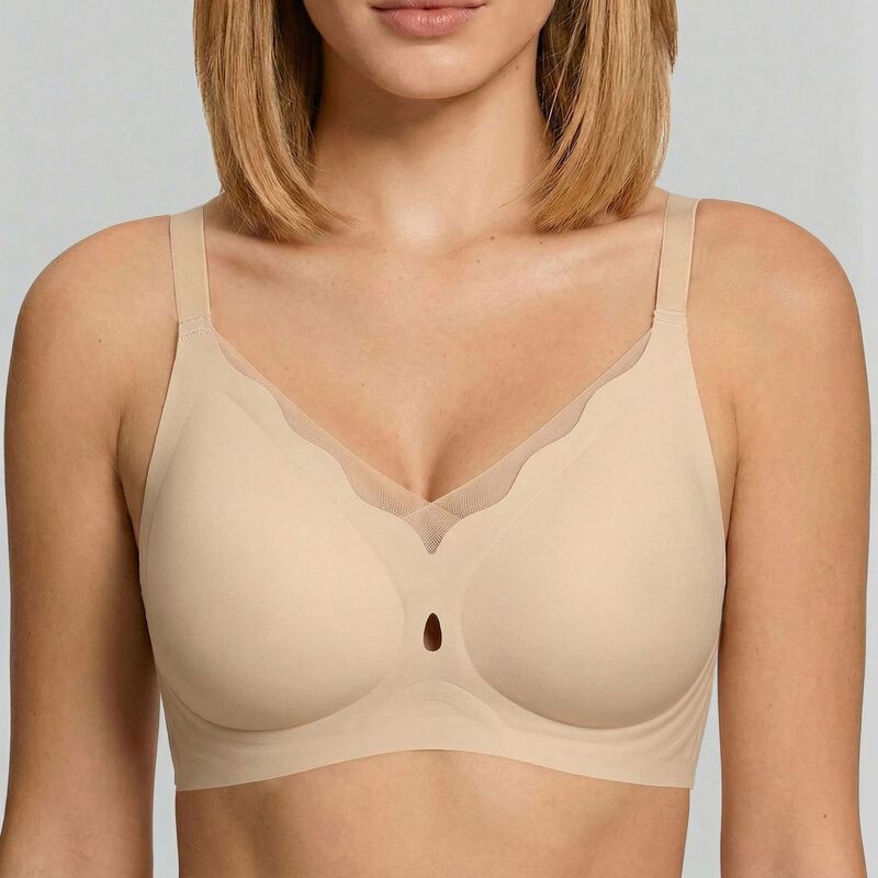 Quality Breathable Shaping Wireless Jelly Bra Seamless Jelly Sports Bra for Women Everyday Wear factory