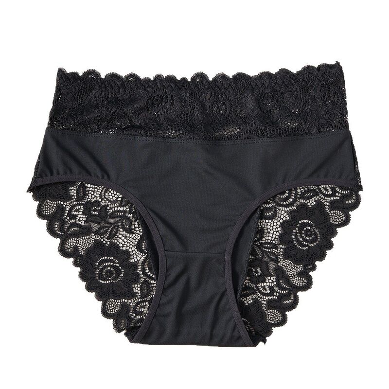 Quality Lightweight Breathable Women's Lacy Briefs with Elegant Delicate Lace and Stay-Put Contoured Fit for Lounge at Home factory