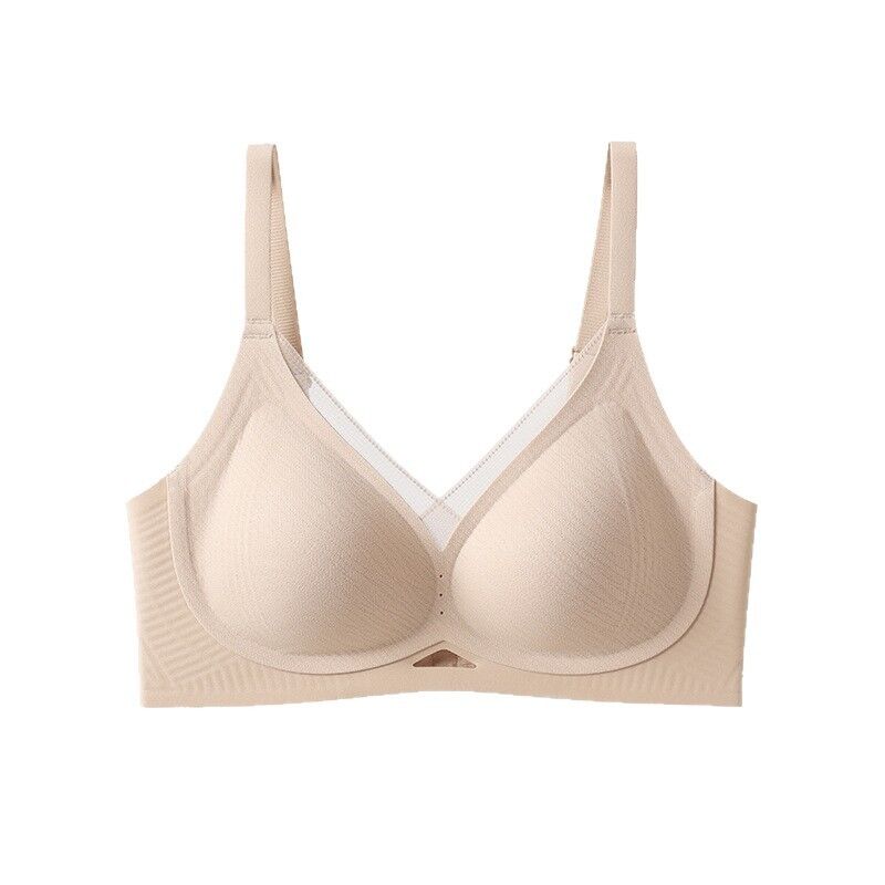 Quality Vented Breathable Seamless Jelly Sports Bra with Seamless Smooth Adjustable Straps Wire-Free Jelly Bra for Yoga and Daily Wear factory