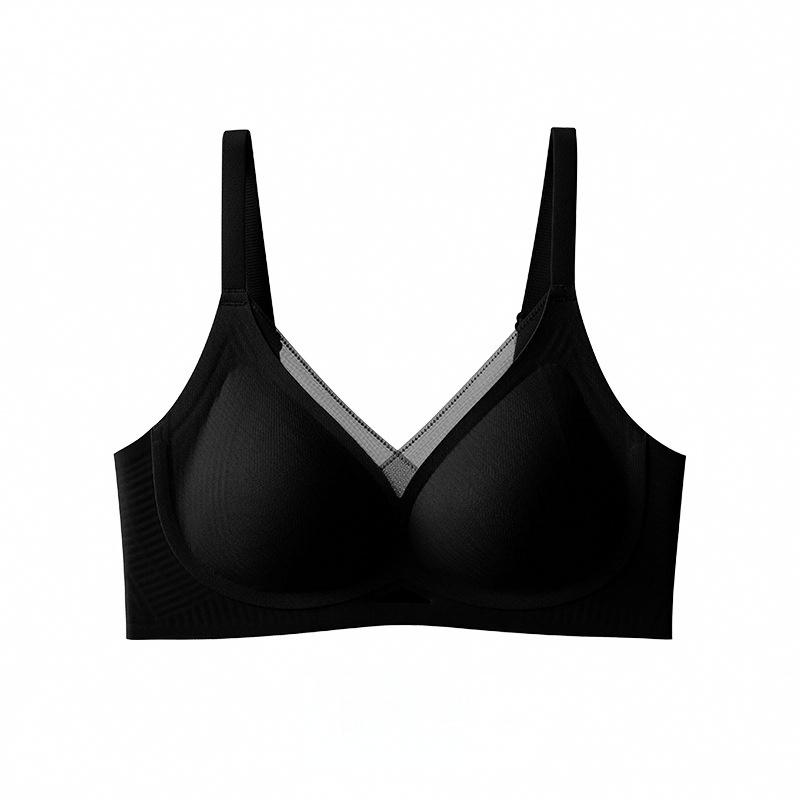 Quality Vented Breathable Seamless Jelly Sports Bra with Seamless Smooth Adjustable Straps Wire-Free Jelly Bra for Yoga and Daily Wear factory