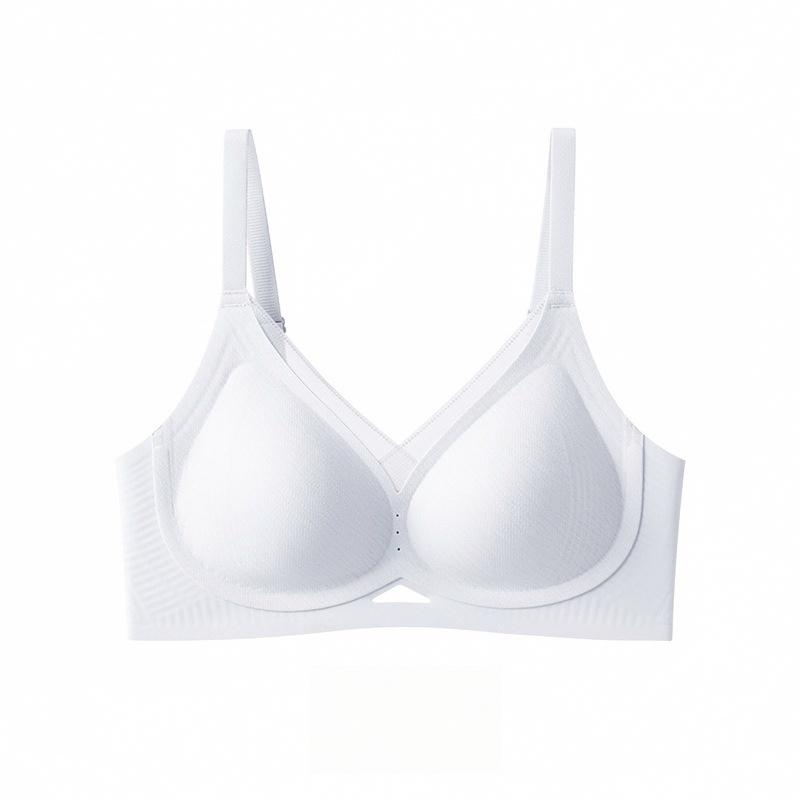 Quality Vented Breathable Seamless Jelly Sports Bra with Seamless Smooth Adjustable Straps Wire-Free Jelly Bra for Yoga and Daily Wear factory