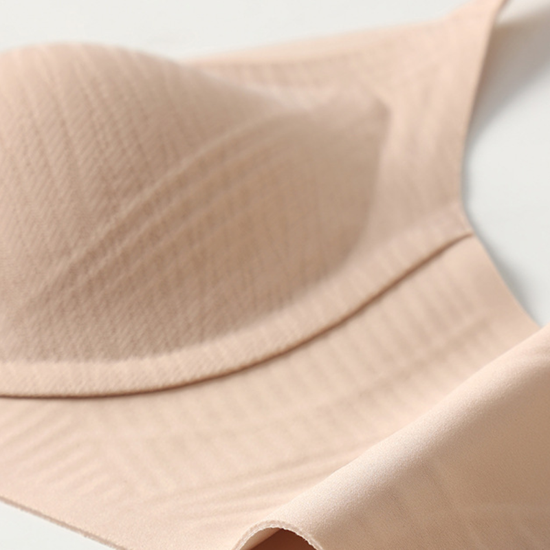 Quality Vented Breathable Seamless Jelly Sports Bra with Seamless Smooth Adjustable Straps Wire-Free Jelly Bra for Yoga and Daily Wear factory