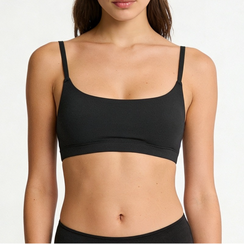 Quality Elastic Versatile Soothing Racerback Bra Wire-Free Everyday Bra for Daily Commute and Office Work factory