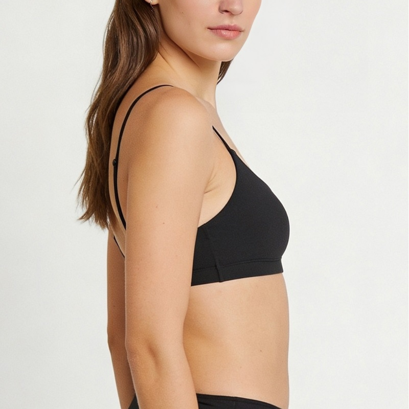 Quality Elastic Versatile Soothing Racerback Bra Wire-Free Everyday Bra for Daily Commute and Office Work factory