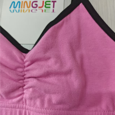 Quality Breathable Unrestricted Lightweight Minimal Sports Bra Wire-Free Seamless Sports Bra for Lounge Gym Light Exercise factory