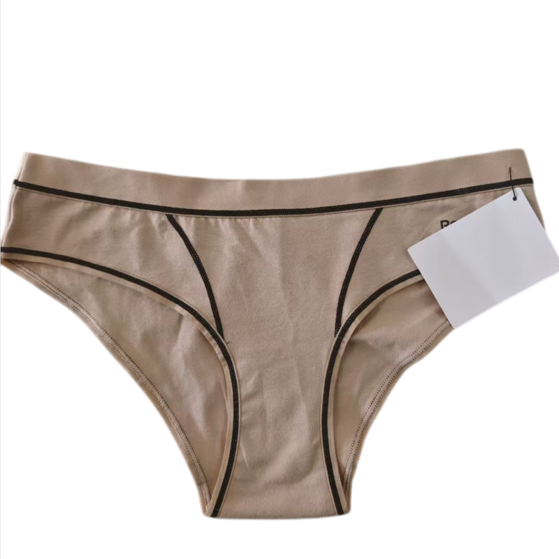 Quality Breathable Plush Durable Ladies Cotton Brief Sporty Women's Cotton Underwear for Everyday Lounge and Sleeping factory
