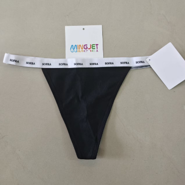 Quality Elastic Breathable Quick-Dry Ladies Thongs Cotton Women's Thongs for Everyday Home Wear factory