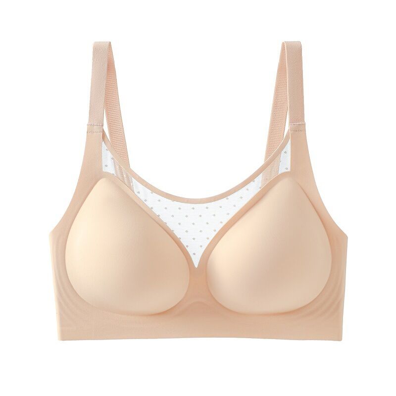 Quality Seamless Comfy Jelly Sports Bra with Breathable Mesh for Lounge at Home factory