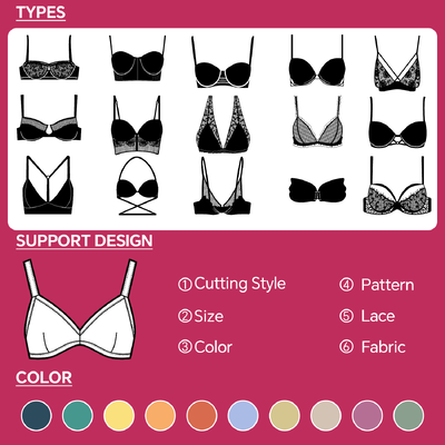 Quality Costomed Lady's Bra  factory