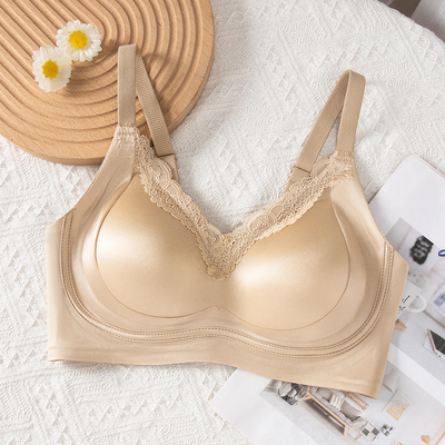 Quality Breathable Wireless Adjustable Strap seamless jelly sports bra For All Day Wear factory