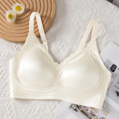 Quality Breathable Wireless Adjustable Strap seamless jelly sports bra For All Day Wear factory