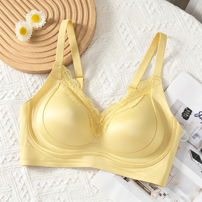 Quality Breathable Wireless Adjustable Strap seamless jelly sports bra For All Day Wear factory