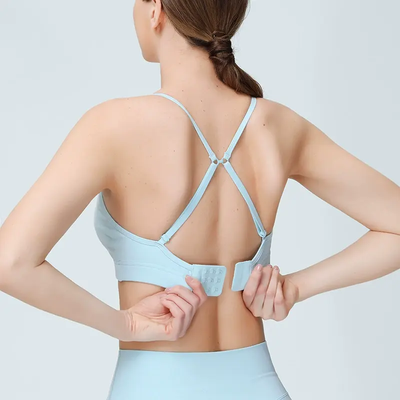 Quality Versatile Tough Breathable Seamless Jelly Sports Bra For Gym To Street factory