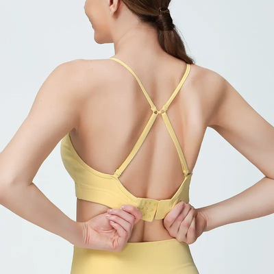 Quality Versatile Tough Breathable Seamless Jelly Sports Bra For Gym To Street factory